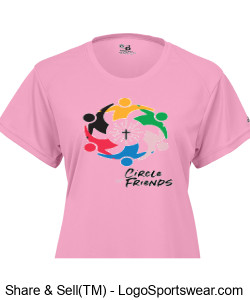 Women's COF Pink T-Shirt Design Zoom
